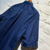 ALEXANDER MCQUEEN BLUE S/S BUTTONED SHIRT