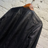 PINKO BLACK LEATHER JACKET