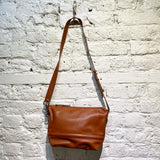 DRIES VAN NOTEN TAN LEATHER SHOULDER BAG