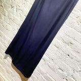 MARGIELA MARTIN MARGIELA 6 VINTAGE VISCOSE NAVY SKIRT