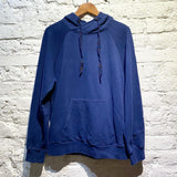 ALEXANDER MCQUEEN NAVY/SKULLS HOODIE