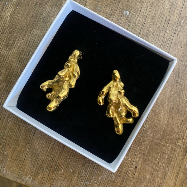 MUTTER 18k RECYCLED GOLD “CORAL” EARRINGS