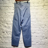 KIKO KOSTADINOV BLUE/BURGUNDY “SATURN WAIST” TROUSERS