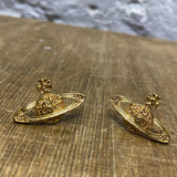 VIVIENNE WESTWOOD MINI BAS RELIEF EARRINGS