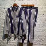 MARITHE + FRANCOIS GIRBAUD STRIPED SUIT