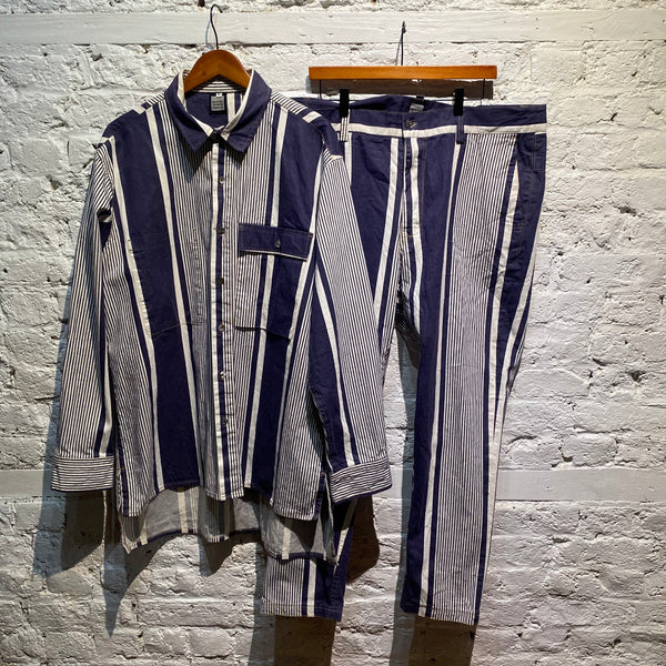 MARITHE + FRANCOIS GIRBAUD STRIPED SUIT