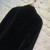 DKNY VINTAGE BLACK VELVET JACKET