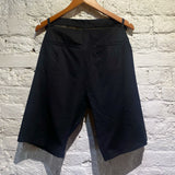 HELMUT LANG BLACK COTTON SHORTS