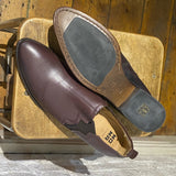 MOMA CHOCOLATE LEATHER “DONNA” SHOES