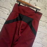KIKO KOSTADINOV RED/BLACK “SATURN WAIST” TROUSERS