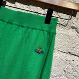 VIVIENNE WESTWOOD GREEN BEA KNIT SKIRT