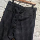 ANN DEMEULEMEESTER WOOL CHECK PANTS