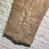 MARITHE + FRANCOIS GIRBAUD LIGHT DENIM BROWN SKIRT