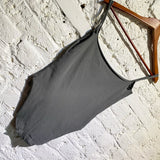 SKIMS CHARCOAL GREY BODYSUIT