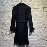 SHIPS NAVY WOOL TRENCH COAT