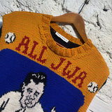 J.W. ANDERSON “COLLECTOR CARDS” ORANGE KNIT TANK