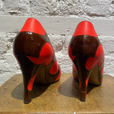 MARNI NEON POLKA DOT HEELS