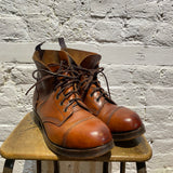 VINTAGE COGNAC TAN LEATHER BOOTS
