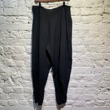 ACNE SILK ZIP TROUSERS