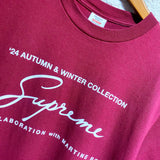 MARTINE ROSE x SUPREME CHERRY RED T-SHIRT