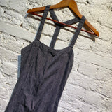 MAX MARA WEEKEND GREY LINEN PINAFORE