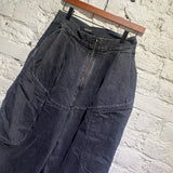 RACHEL COMEY BLACK WASHED DENIM JEANS
