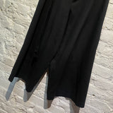 YOHJI YAMAMOTO Y’S BLACK COTTON WIDE LEG TROUSERS