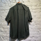 HELMUT LANG OLIVE GREEN S/S SHIRT