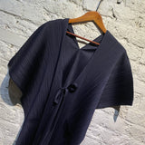 ISSEY MIYAKE PLEATS PLEASE MIDNIGHT LONG SLEEVELESS JACKET