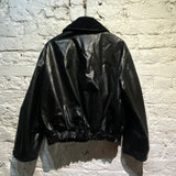 KASSL PU/COTTON BLACK JACKET