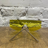 PRADA YELLOW/SILVER 0PR B55S SUNGLASSES