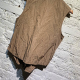 ARNARMAR JONSSON ZIP TECH BROWN GILLET