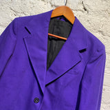 RAF SIMONS PURPLE BLAZER