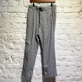 SHIPS JET BLUE P.O.W. CHECK TROUSERS