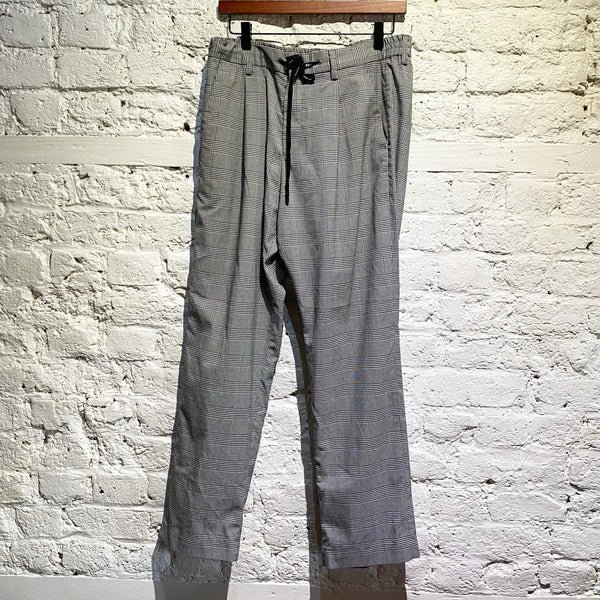 SHIPS JET BLUE P.O.W. CHECK TROUSERS