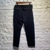 ALEXANDER MCQUEEN BLACK SKULL EMBLEM SWEATPANTS