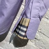 BURBERRY LAVENDER SHIRT