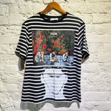 JW ANDERSON BLACK/WHITE PRINT T-SHIRT