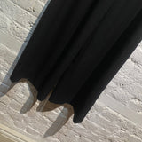JUNYA WATANABE BLACK WOOL WIDELEG TROUSERS