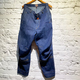 WALTER VAN BEIRENDONCK W&L.T. JEANS WITH ARTICULATED KNEES AND ZIPS