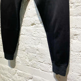 ALEXANDER MCQUEEN BLACK SKULL SWEATPANTS ZIP BACKS