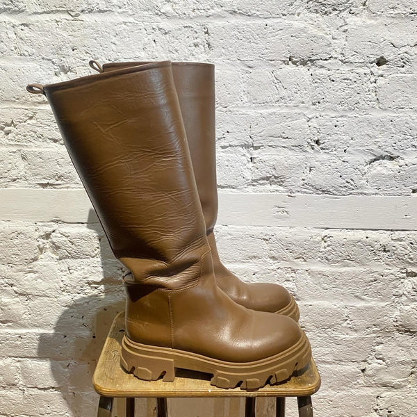 GIA X PERNILLE TEISBAEK BROWN BOOTS