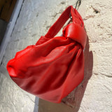 BOTTEGA VENETA RED NAPPA LEATHER BAG