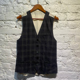 UNDERCOVER CHECK WAISTCOAT