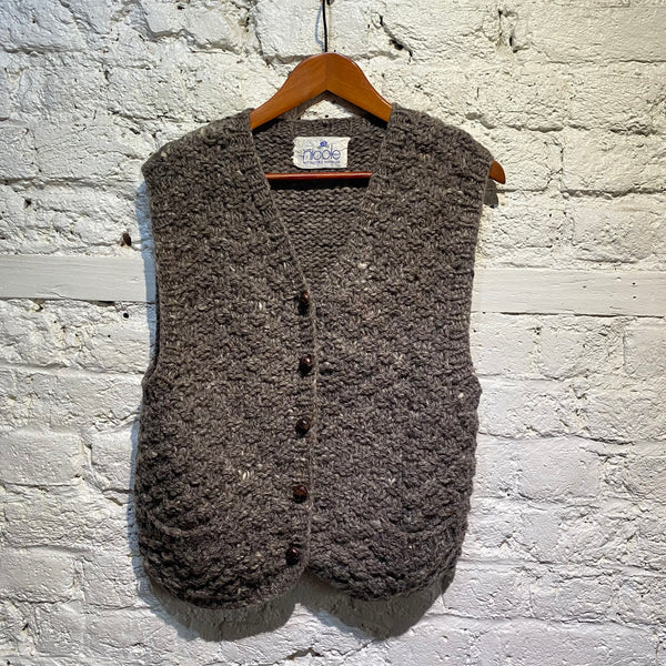 MITSUHIRO MATSUDA NICOLE VINTAGE KNIT WAISTCOAT