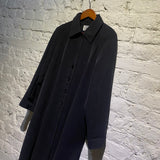 LUCIANO SOPRANI BLACK CAR COAT