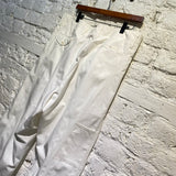 ALEXANDER MCQUEEN WHITE TROUSERS