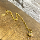 VIVIENNE WESTWOOD
PETITE ORB NECKLACE GOLD/RAINBOW STONES