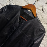 PINKO BLACK LEATHER JACKET