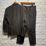 VERSACE VERSUS VINTAGE BROWN CHALK STRIPE SUIT